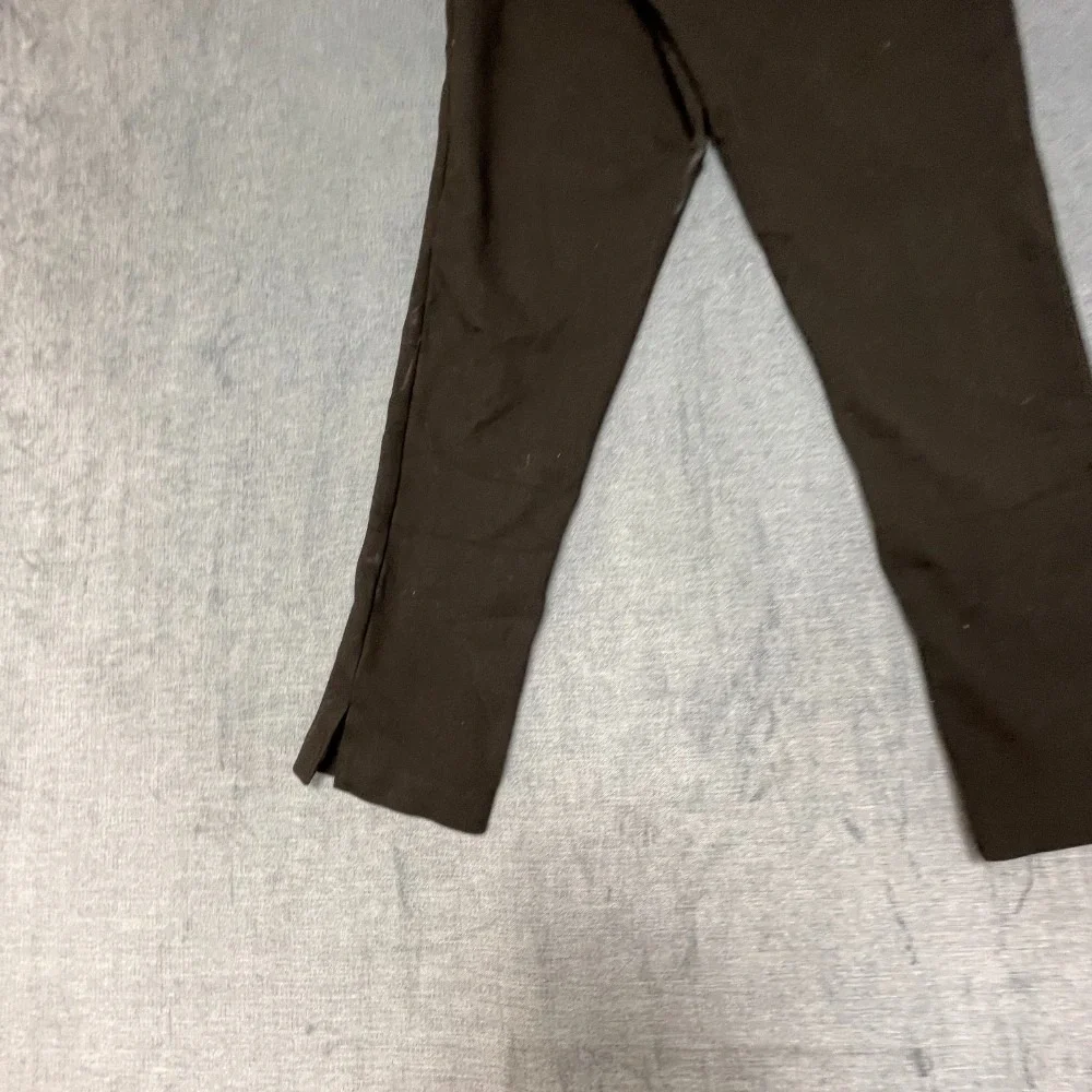 Michael Kors Pants Womens Small Black Stretch Front Side Slit Casual Pull On